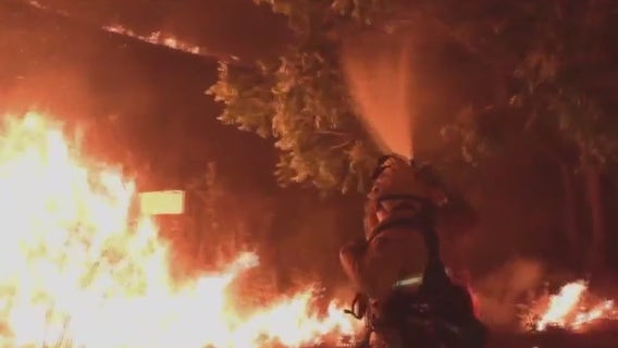 Security guard spots Crockett hillside fire