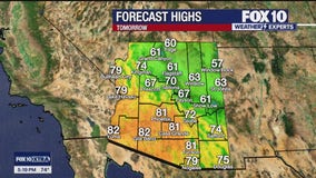 5 p.m. Weather Forecast - 11/9/24