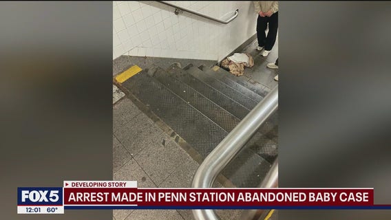 Mother arrested after newborn baby girl abandoned in Penn Station