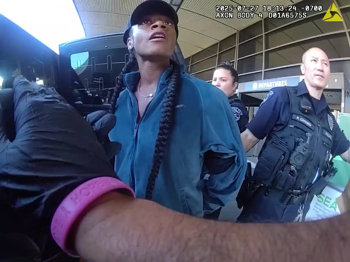 Sha'Carri Richardson arrest: Bodycam footage released by Seattle police