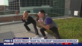 Black Friday "shop till you drop" endurance workout