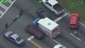 New video shows stolen ambulance chase
