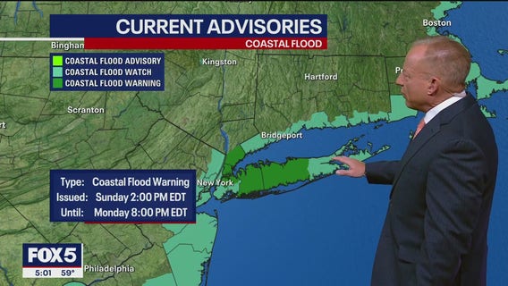 Nor'easter watch: Current weather advisories for Friday evening