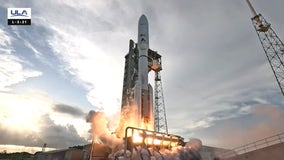 ULA rocket launch with Amazon's Project Kuiper satellites