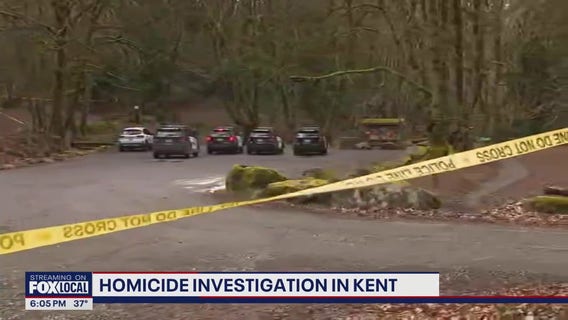 Homicide investigation at Kent disc golf park