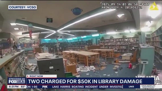 Friendship Elementary School library vandalization: 2 boys turned in by moms after $50K in damage