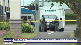 Armed suspect shot and killed by 4 officers in Vancouver, WA