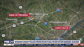 Woman's body pulled from Schuylkill River after murder-suicide