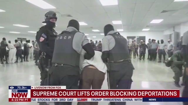 Supreme Court lifts order blocking deportations of Venezuelans under Alien Enemies Act of 1798