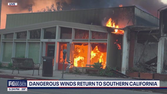Dangerous winds return to Southern California