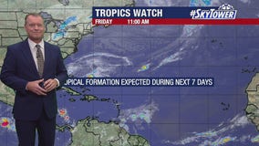 Tropics quiet through next week