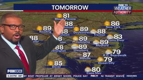 Weather Authority: Monday 5pm forecast