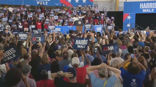 Trump falsely claims Harris campaign used artificial intelligence to inflate Michigan crowd size