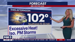 FOX 5 Weather forecast for Tuesday, July 16