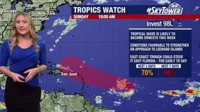 Invest 98L has high chance of becoming Ernesto