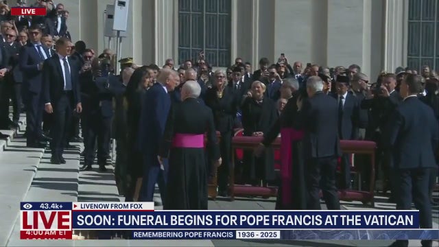 Trump at pope’s funeral: Talks with Zelenskyy before Mass