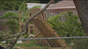 Residents clean up after tornado touches down