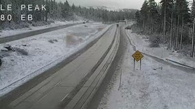 Snowfall upon Lake Tahoe, preparations for winter storm underway