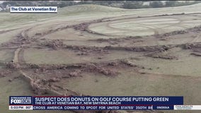 Driver's joyride destroys Florida golf course green