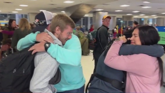 Houston Reunion: Missionary rescued from Haiti, his parents meet his wife and daughter for the first time