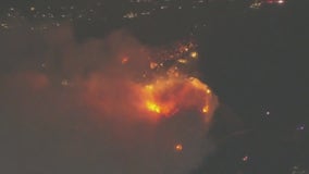 LA firefighters gain ground against 'Sunset Fire'