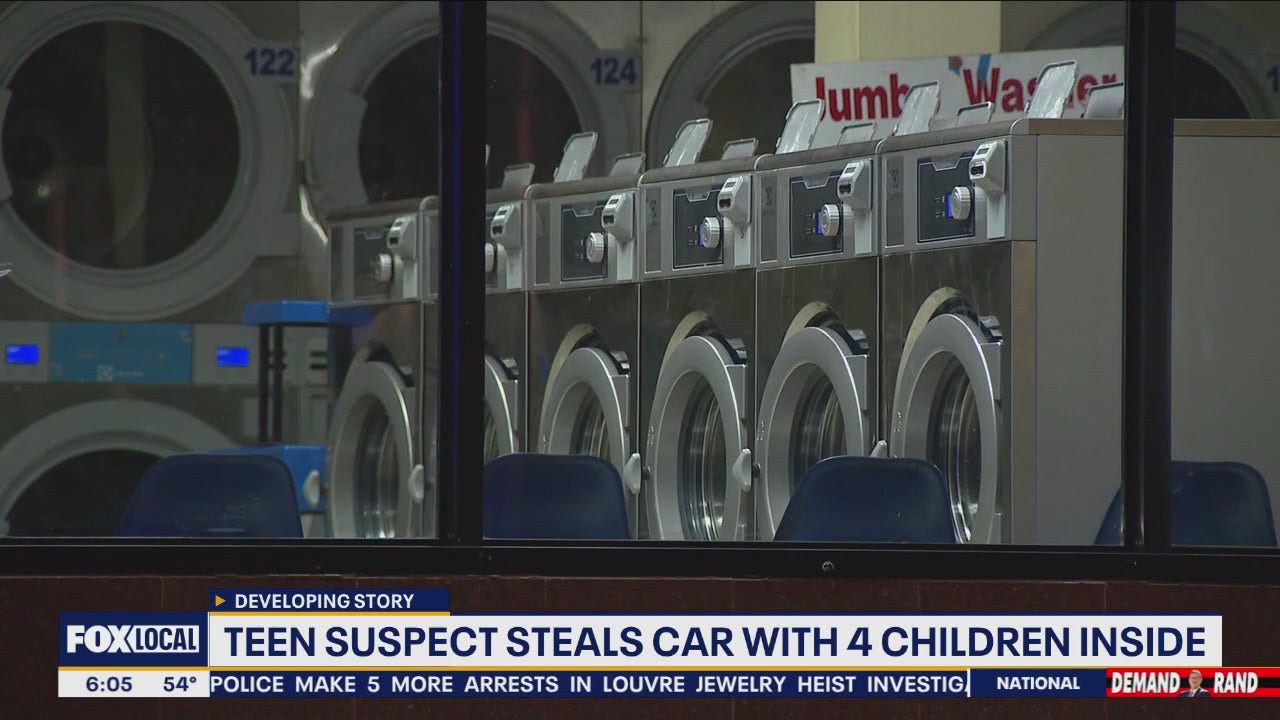 Car briefly stolen with 4 children inside from Philadelphia laundromat parking lot