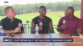 Kyle Pitts from Falcons Training Camp Kickoff