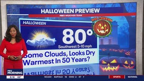 Halloween forecast: Dry, warm night ahead for trick-or-treaters!