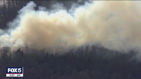 Exhausted crews worn out battling NJ, NY wildfires