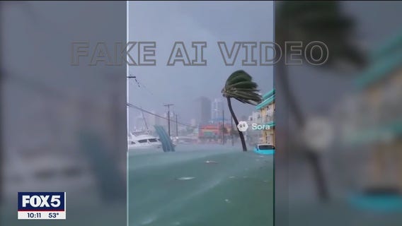 Fake Hurricane Melissa videos flood social media as AI fuels misinformation