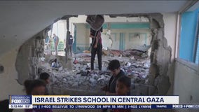 Israel strikes school in Central Gaza