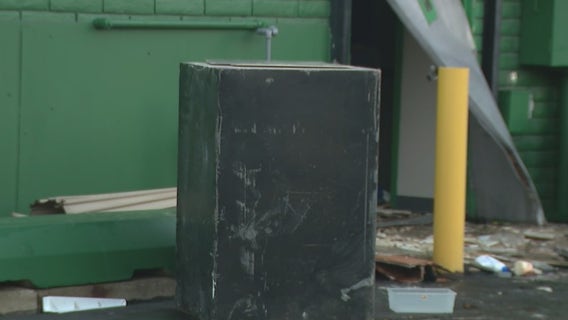 Safe left behind after attempted Detroit smash-and-grab
