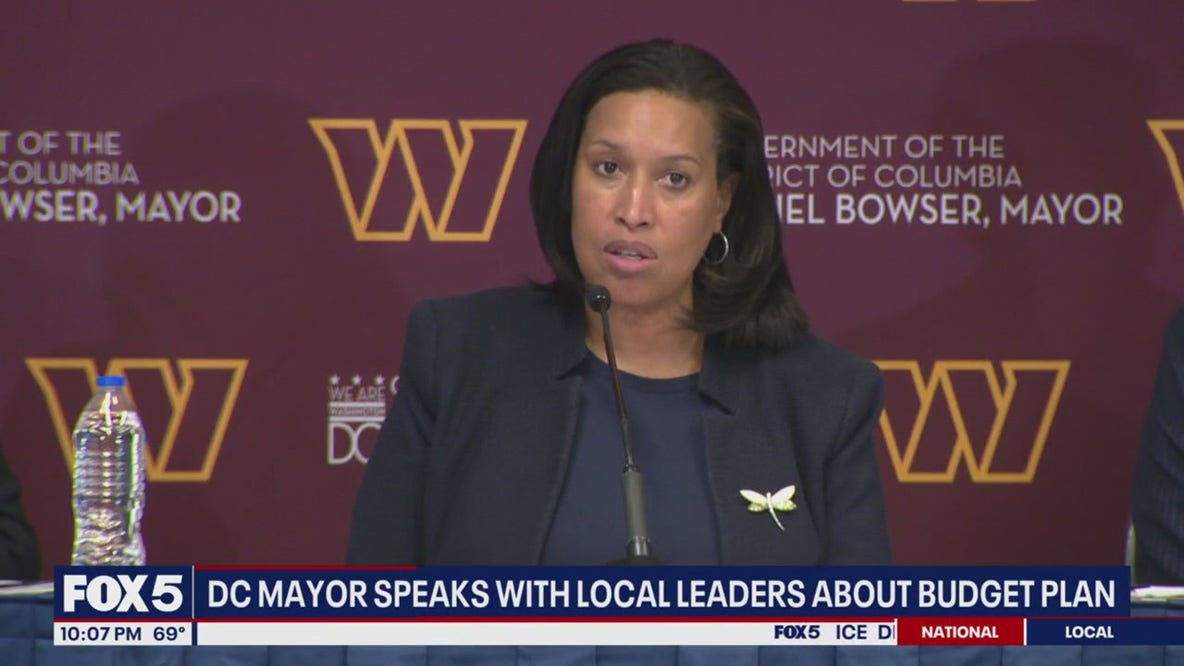 DC Mayor Muriel Bowser speaks about 2026 budget