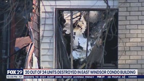 20 of 24 units destroyed in East Windsor condo building fire