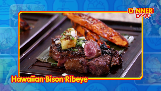 Hawaiian Bison Ribeye & 13 Spice Agave Sweet Potato | Dinner DeeAs