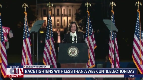 Harris and Trump latest polls: Who's winning with 6 days until Election Day