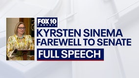 Kyrsten Sinema delivers farewell speech to Senate