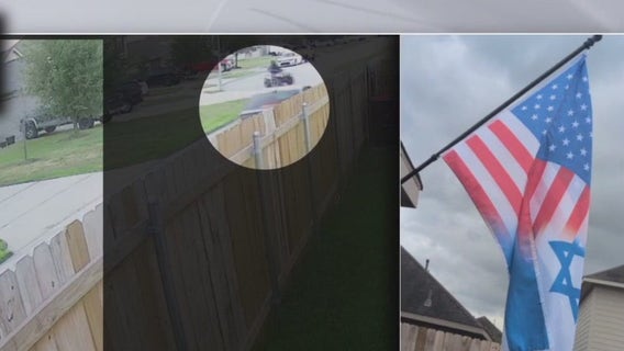 Caught on camera: Katy woman says Israeli flag targeted in hate crime
