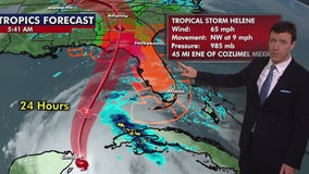 Tropical Storm Helene expected to become hurricane