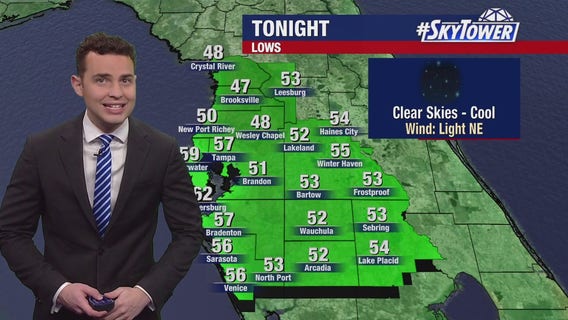 Tampa weather | Clear skies and cool on Saturday
