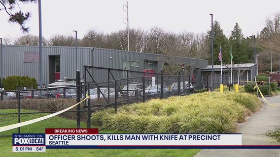 Man shot, killed by police at West Seattle precinct