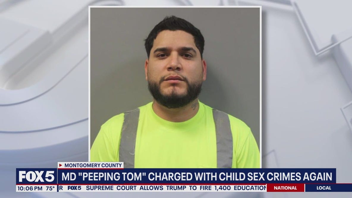 Maryland 'Peeping Tom' arrested again; police find child pornography on phone