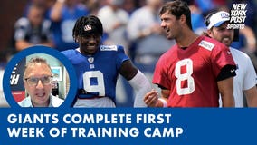 Giants get through 1st week of training camp