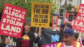May Day protest in DTLA