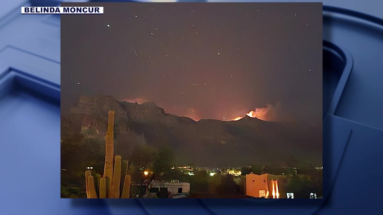 Blaze burning in Superstition Mountains l FOX 10 Talks