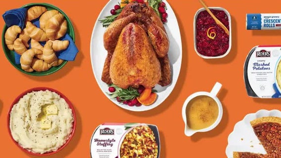 Amazon's $25 Thanksgiving dinner for 5: Here's what you get