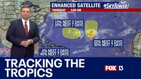 Likelihood of development increases for tropical disturbance near Gulf of Mexico