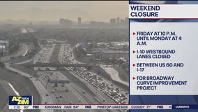 Phoenix weekend freeway closures (July 19-22)