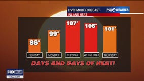 Dangerous heat, temps could reach 107