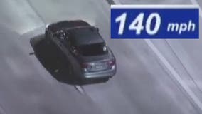 Driver clocked at 140 mph in police chase